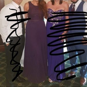 Plum Bridesmaid/prom dress